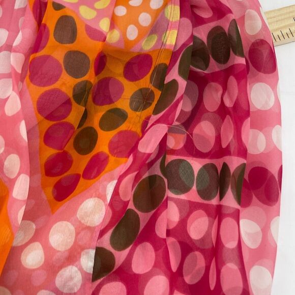 Milly Empire Waist Mini Dress Women's 4 Multicolor Polka Dot Embellished Silk - Picture 15 of 16